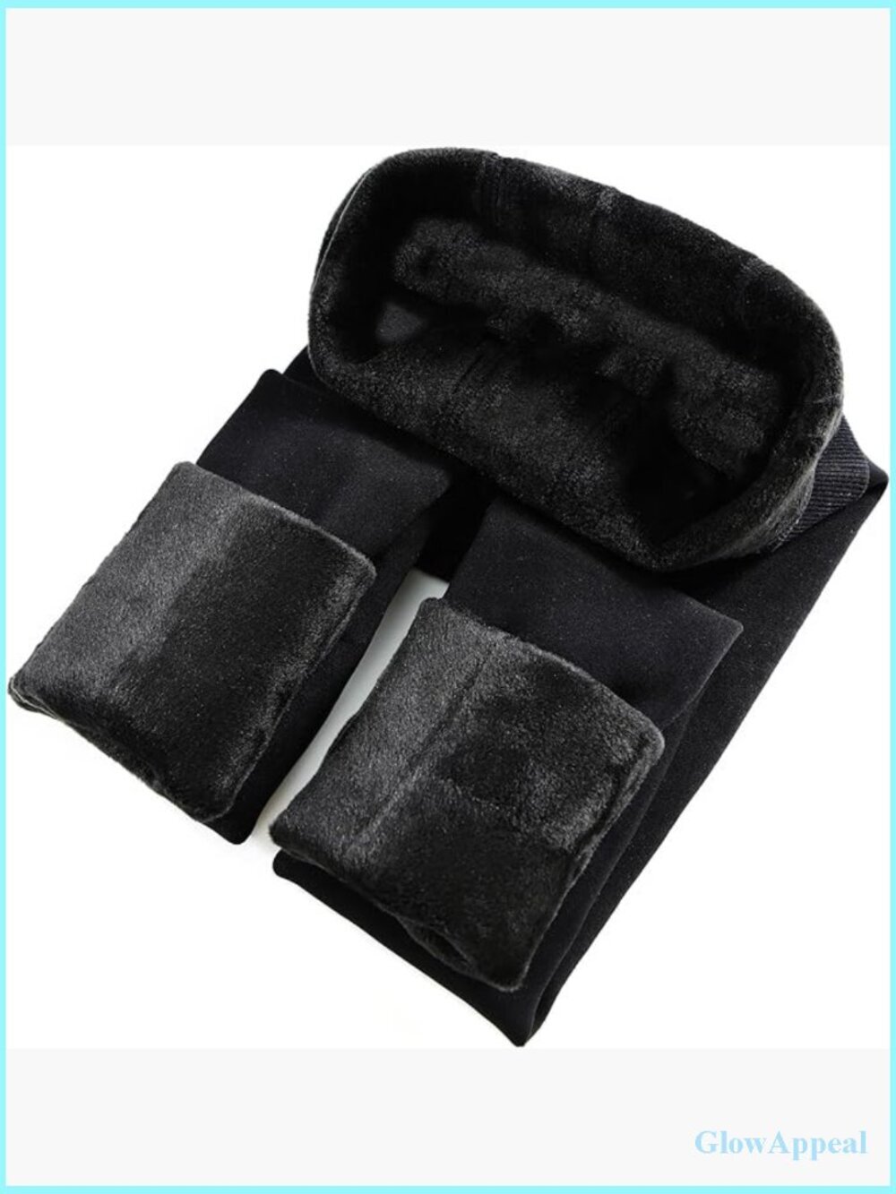 High Waisted Fleece Lined Leggings Thermal Yoga Pants Thick Tights